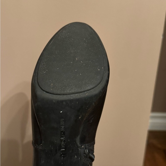 Enzo Angiolini Black Leather Boots - Picture 7 of 8